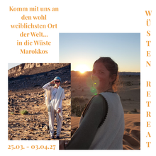 Lade das Bild in den Galerie-Viewer, 2027 WÜSTEN RETREAT MAROKKO 25.03.-03.04.27