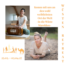 Lade das Bild in den Galerie-Viewer, 2027 WÜSTEN RETREAT MAROKKO 25.03.-03.04.27