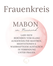Lade das Bild in den Galerie-Viewer, Frauenkreis Tag- &amp; Nachtgleiche 22.09.25 um 20:15 MABON
