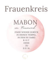 Lade das Bild in den Galerie-Viewer, Frauenkreis Tag- &amp; Nachtgleiche 22.09.25 um 20:15 MABON
