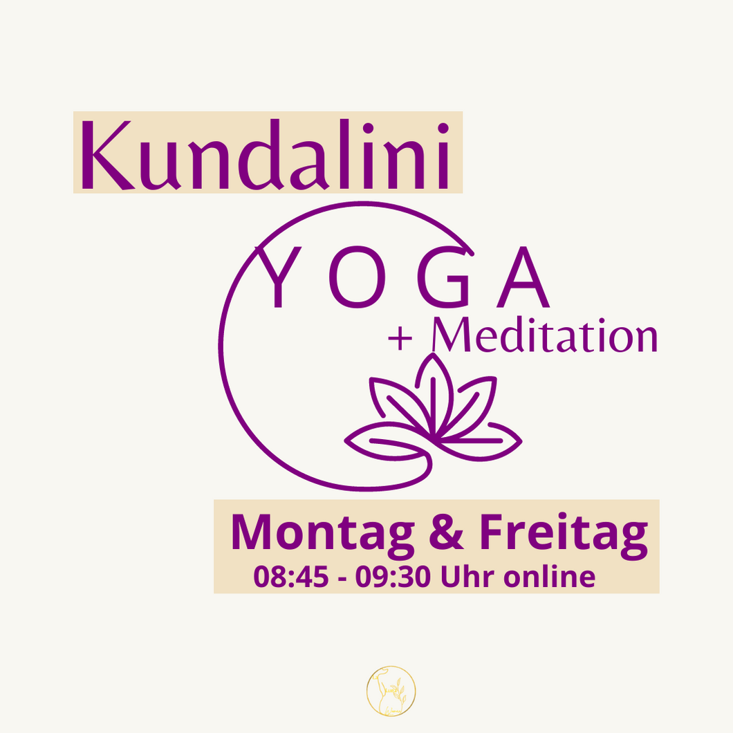 Mantra Meditation & Yoga Montag und Freitag 09:00 online