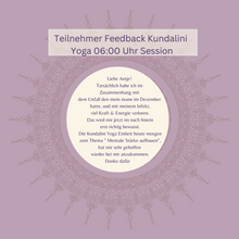 Lade das Bild in den Galerie-Viewer, Mantra Meditation &amp; Yoga Montag und Freitag 09:00 online
